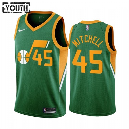 Maillot Basket Utah Jazz Donovan Mitchell 45 2020-21 Earned Edition Swingman - Enfant